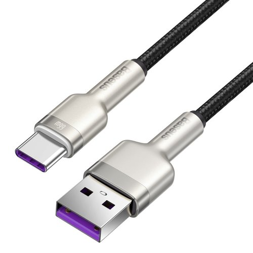 کابل تبدیل USB به 66W Type-C باسئوس مدل CAKF000001 با طول 0.25 متر