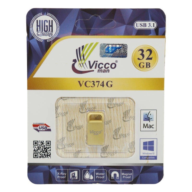 فلش مموری ویکو مدل Vico vc374 USB3G با ظرفیت 32 گیگابایت