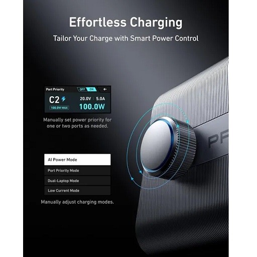 هاب شارژ ۶ پورت انکر 250 وات Anker Prime Charger GaN Charging Station A2345
