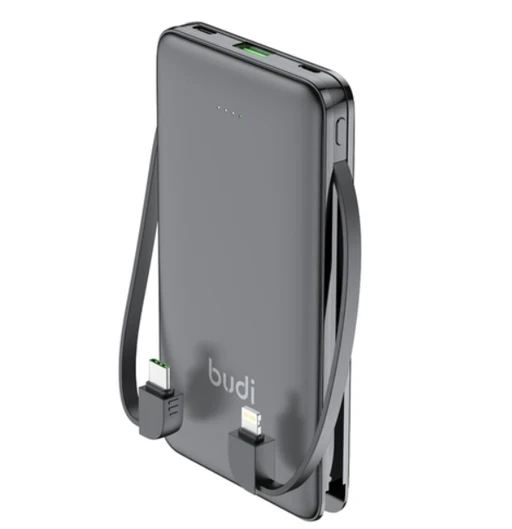 پاوربانک  20 وات بودی مدل Budi PB088B ظرفیت  10000 میلی آمپر ساعت