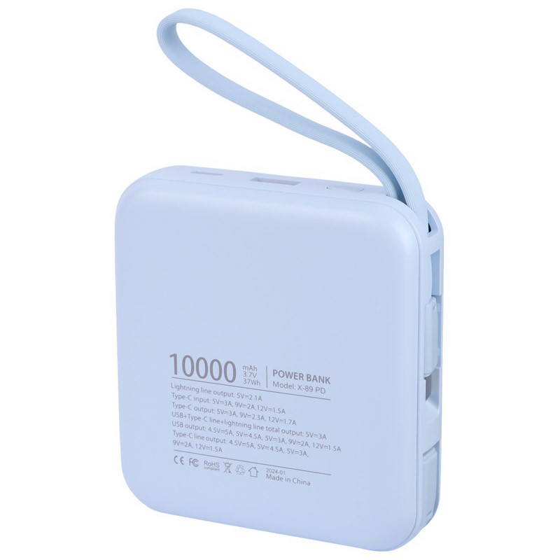 پاوربانک  ایکس انرژی مدل X-89 PD ظرفیت 10000 میلی آمپر ساعت