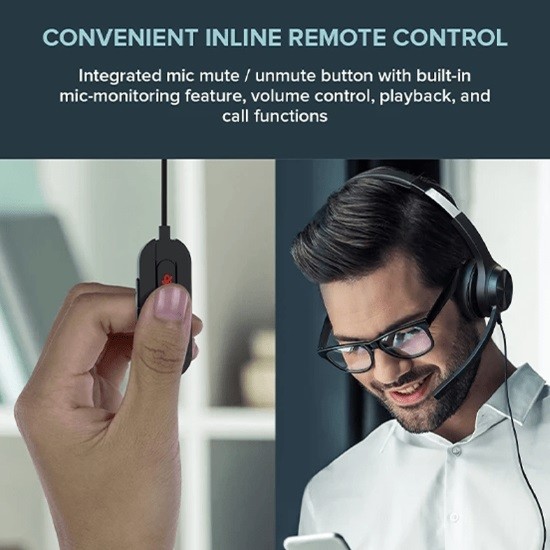 هدست با سیم کریتیو مدل Creative Chat WFH Headset 3.5mm