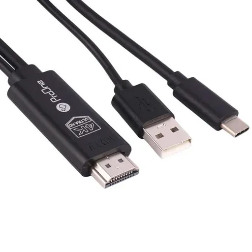کابل تبدیل USB-C به HDMI پرووان مدل PCH77 طول 1.8 متر