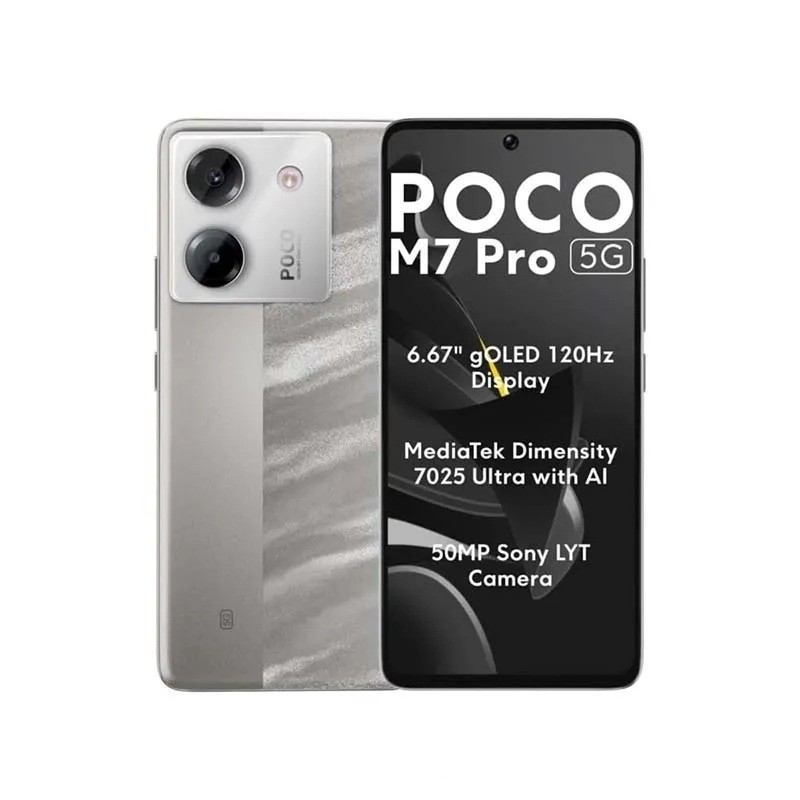گوشی موبایل شیائومی مدل Poco M7 Pro 5G دوسیم کارت ظرفیت 256 گیگابایت و رم 12 گیگابایت