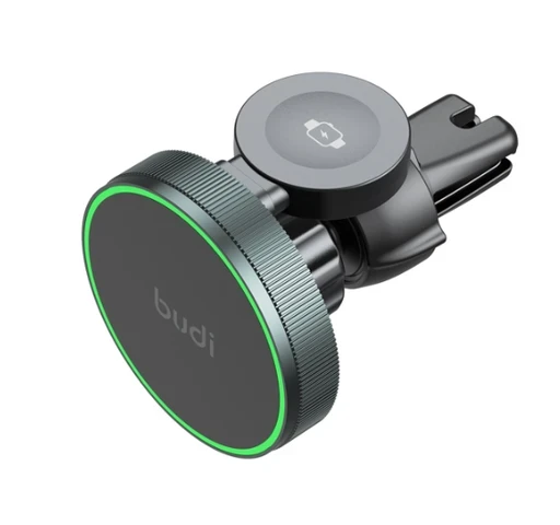 پایه نگهدارنده و شارژر بی سیم دوکاره موبایل بودی مدل Budi CM576B