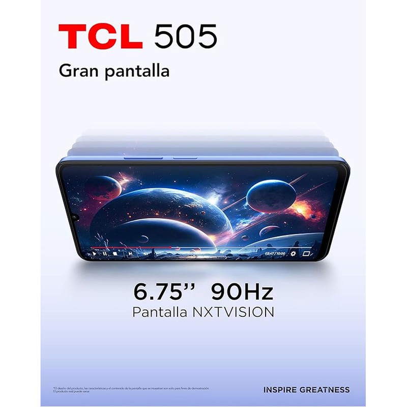 گوشی موبایل تی سی ال TCL 505 دو سیم کارت ظرفیت 64 گیگابایت و رم 4 گیگابایت