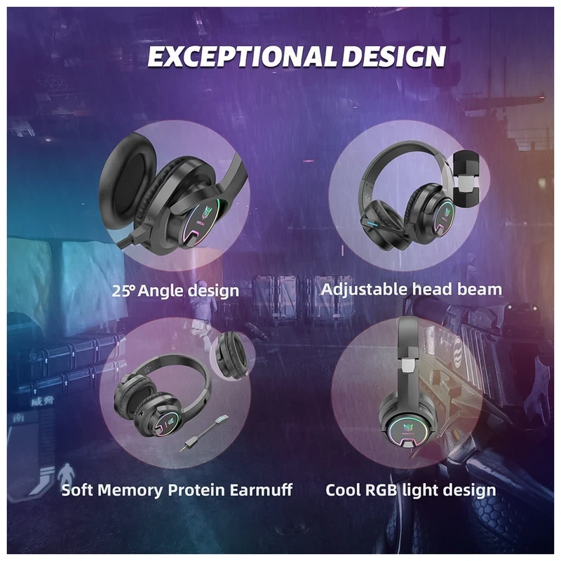 هدفون مخصوص بازی بلوتوثی اونیکوما مدل B3