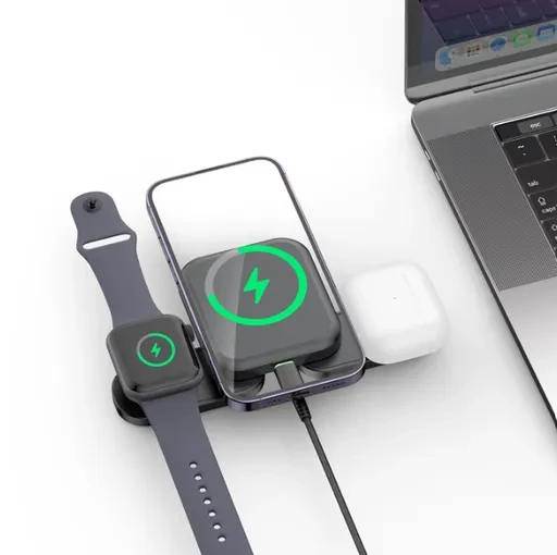 شارژر بی سیم 20 وات بودی  سه کاره مدل WL4500B