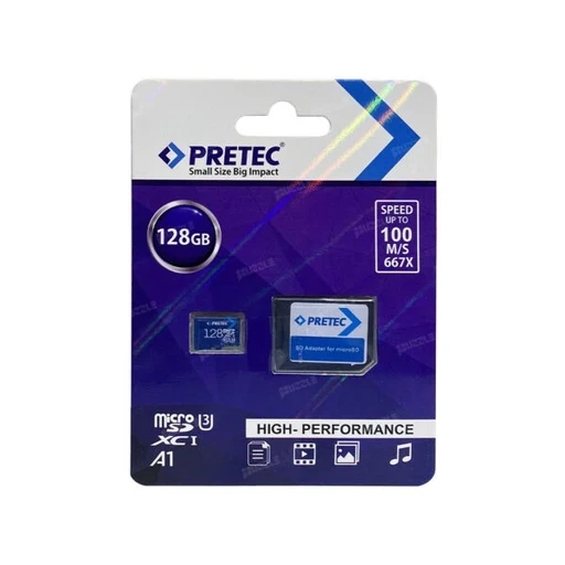 کارت حافظه پرتک مدل PRETEC 667X ظرفیت 128 گیگابایت