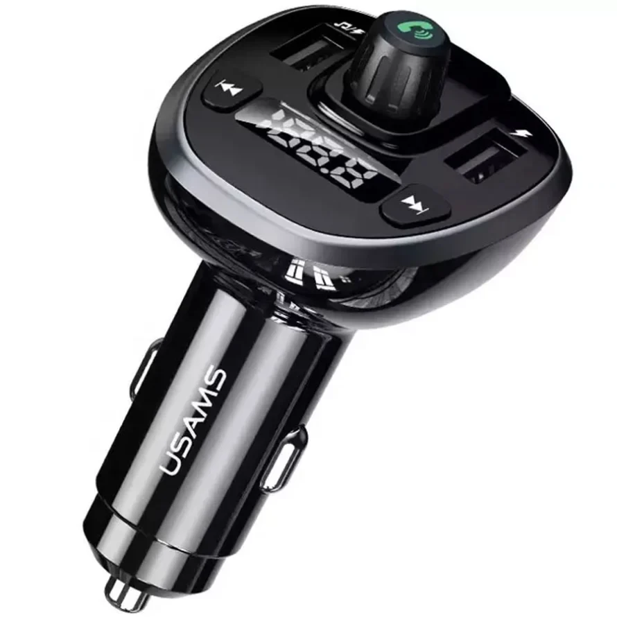 شارژر فندکی و FM Player بلوتوثی یوسمز مدل USAMS US-CC115