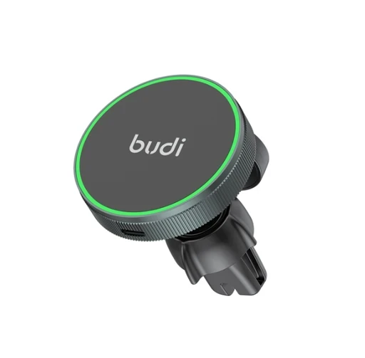 پایه نگهدارنده و شارژر بی سیم دوکاره موبایل بودی مدل Budi CM576B