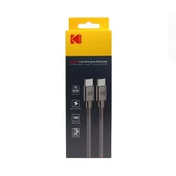 کابل شارژ USB-C به USB-C کداک 65 وات مدل Kodak USBC-5926 طول 1 متر