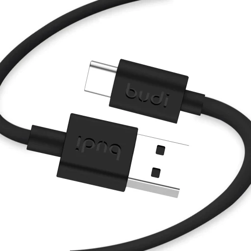 کابل تبدیل USB به USB-C بودی مدل Budi DC023T12BS طول 1.2 متر