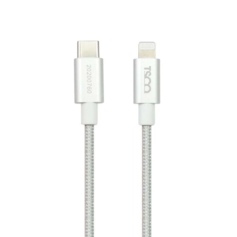 کابل تبدیل USB-C به لایتنینگ تسکو مدل TCPD200 طول 1 متر