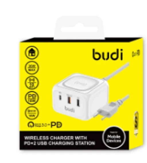 شارژر دیواری و بی سیم 32 وات بودی مدل M8J317TEW