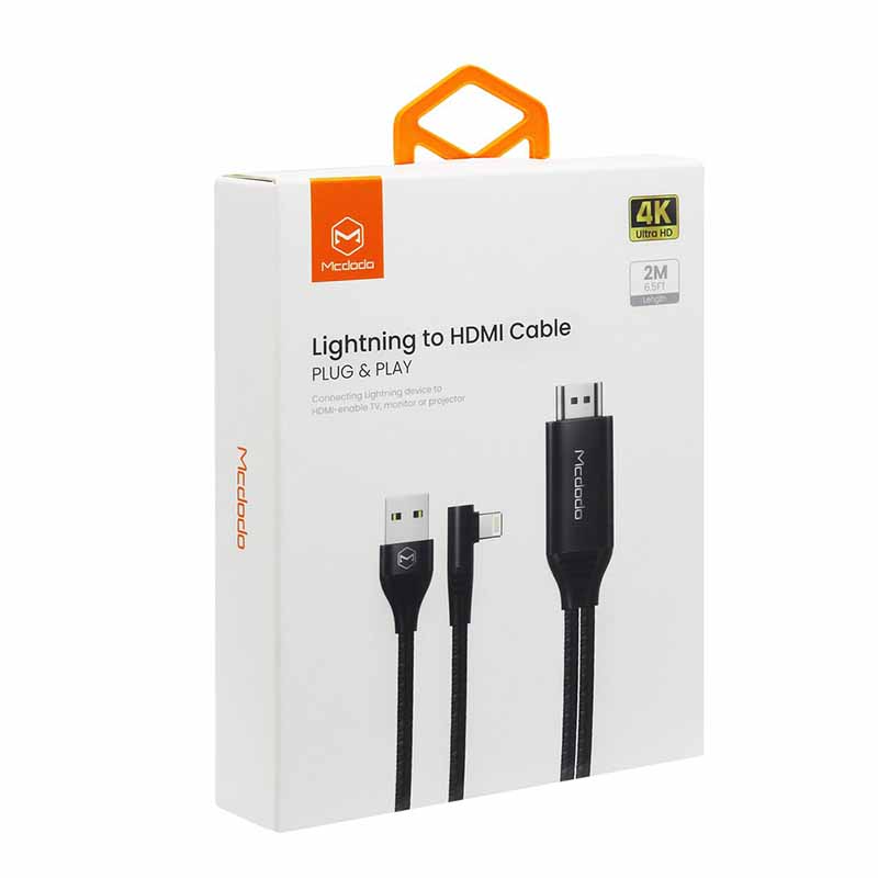 کابل تبدیل لایتنینگ به HDMI مک دودو CA-6400 طول 2 متر