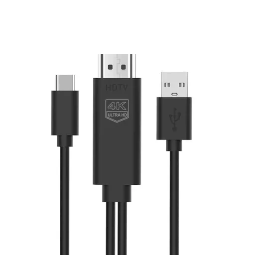 کابل تبدیل USB-C به HDMI پرووان مدل PCH77 طول 1.8 متر