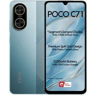 گوشی موبایل شیائومی مدل Poco C71 دو سیم کارت ظرفیت 128 گیگابایت و رم 4 گیگابایت-گلوبال