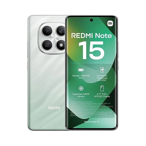 گوشی موبایل شیائومی مدل Redmi Note 15 4G دو سیم کارت ظرفیت 256 رم 8 گیگابایت