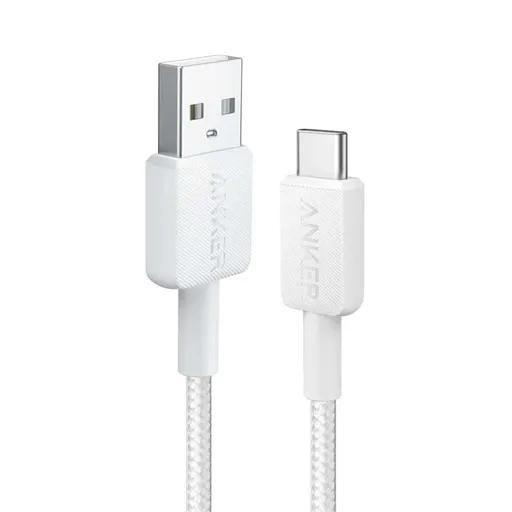 کابل شارژ کنفی USB به USB-C انکر مدل 322 A81H6 طول 1.8 متر