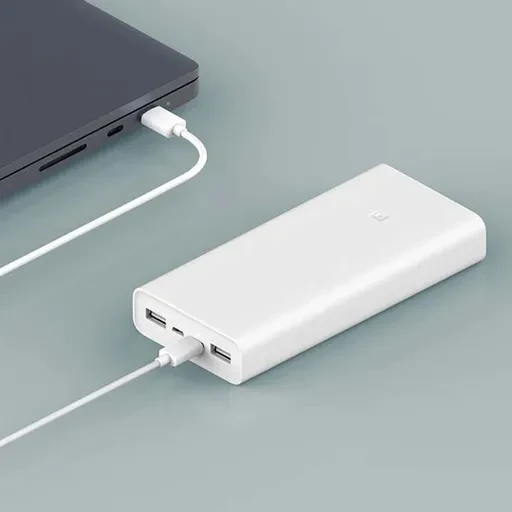 پاوربانک شیائومی مدل Xiaomi mi PLM18ZM ظرفیت 20000 میلی آمپر ساعت و توان 18 وات