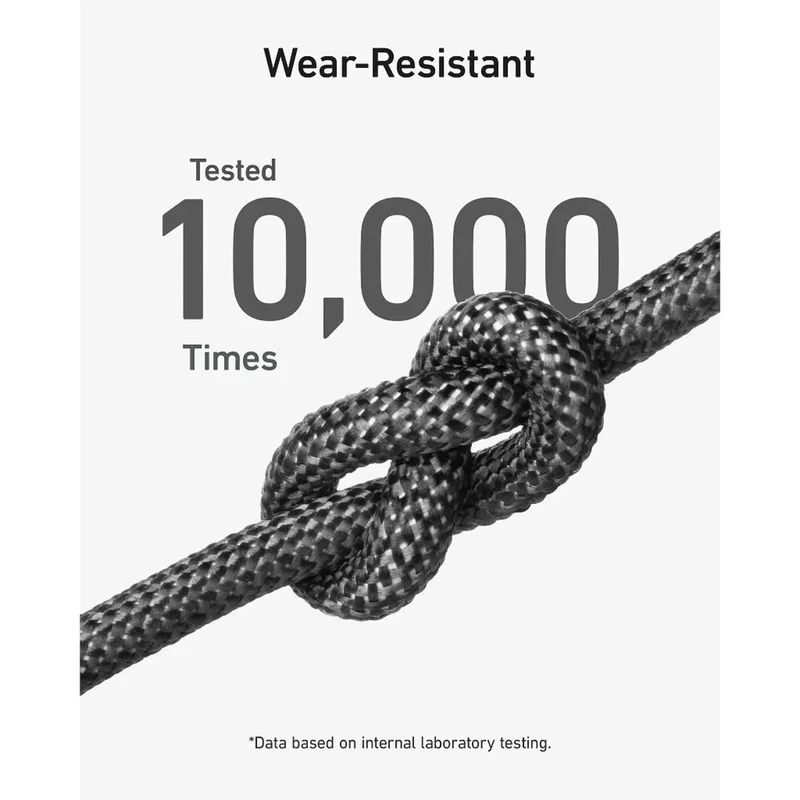 کابل شارژ USB-C به لایتنینگ انکر مدل ANKER (Bio-Nylon) A80B5 طول 0.9 متر