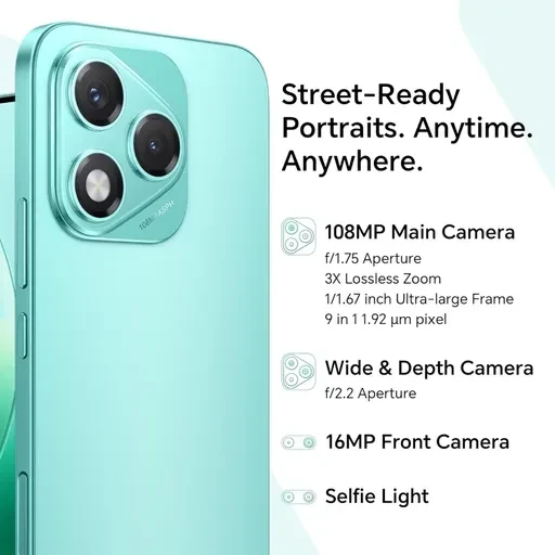 گوشی موبایل آنر مدل Honor 400 Lite دو سیم کارت ظرفیت 256 گیگابایت و رم 8 گیگابایت-چین