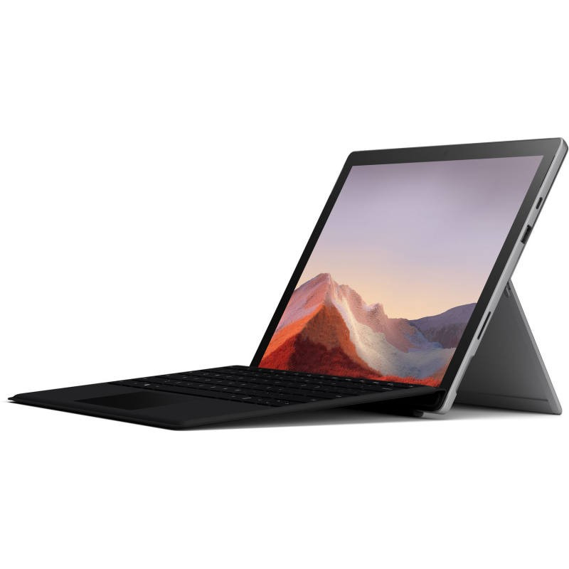 تبلت مایکروسافت مدل Surface Pro 7 Plus-i5 ظرفیت 256 گیگابایت و 8 گیگابایت رم به همراه کیبورد Black Type Cover
