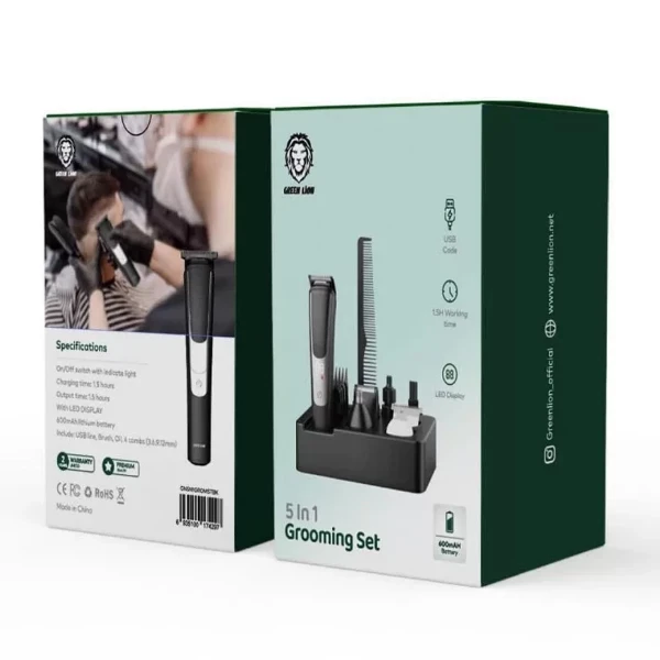 ماشین اصلاح شارژی گرین لاین مدل GN5N1HGRKIT Grooming kit 5in1