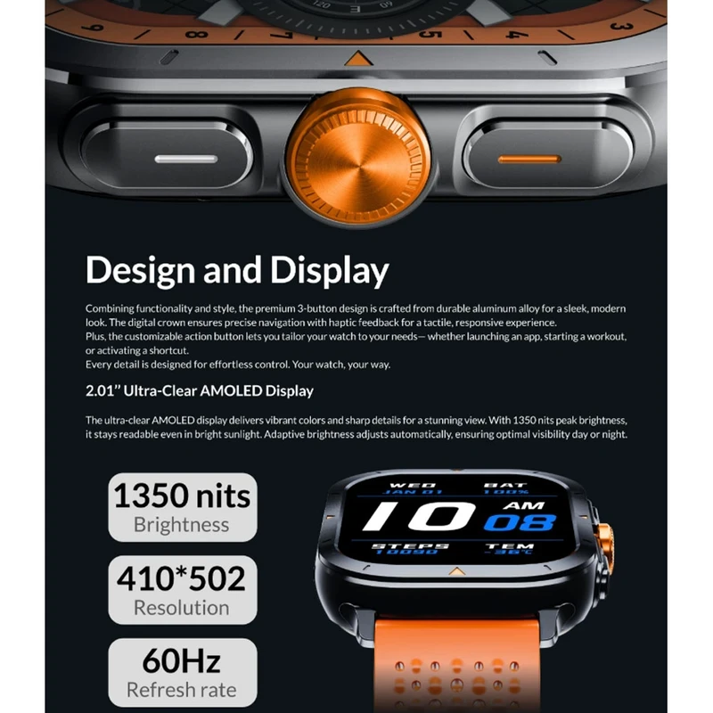 ساعت هوشمند گلوریمی مدل Glorimi GX Trace