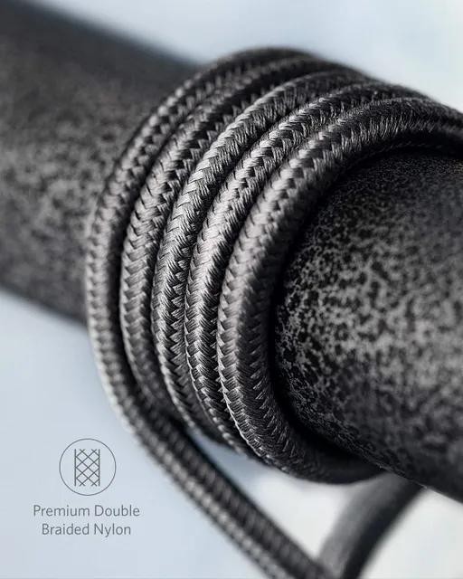 کابل شارژ کنفی USB-C به USB-C انکر مدل Anker A8753 توان 60 وات طول 1.8 متر