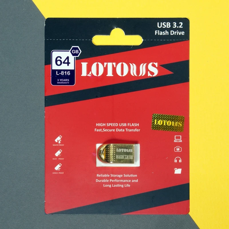 فلش مموری لوتوس مدل L-816 ظرفیت 64 گیگابایت