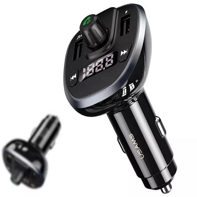 شارژر فندکی و FM Player بلوتوثی یوسمز مدل USAMS US-CC115