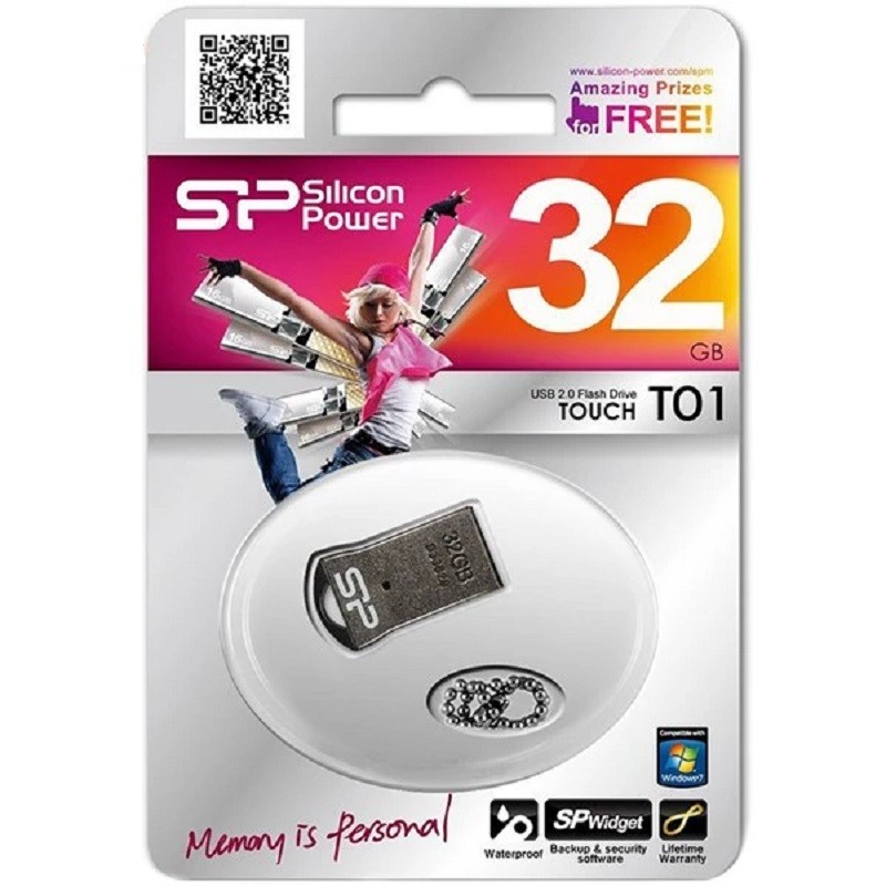 فلش مموری سیلیکون پاور مدل Silicon Power Touch T01 USB 2.0 با ظرفیت 32 گیگابایت