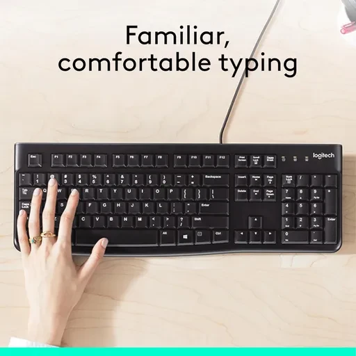 کیبورد سیمی لاجیتک مدل Logitech K120