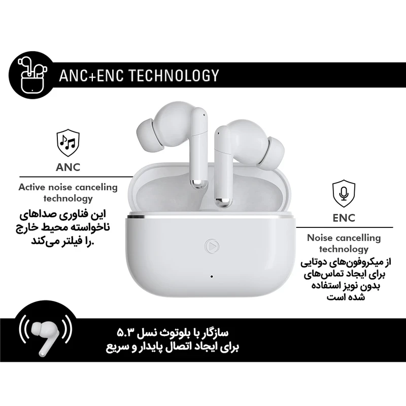 هندزفری بلوتوث فورس مدل FPYTWSINTRAANCRW