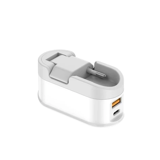 شارژر دیواری بودی مدل Budi M8J030TE با خروجی USB و USB-C و توان 18 وات