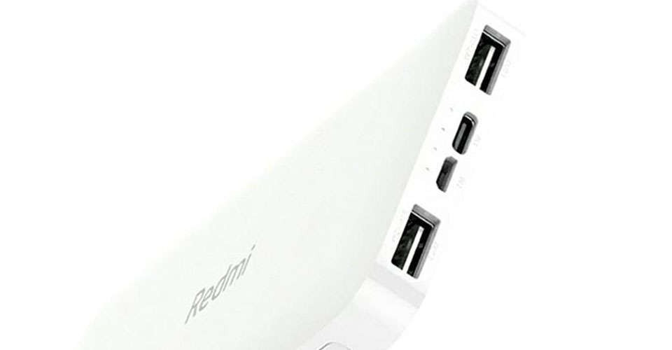 پاوربانک شیائومی Redmi PB200LZM ظرفیت 20000 میلی آمپر