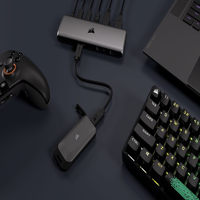 حافظه اکسترنال اس اس دی کورسیر CORSAIR EX100U 1TB SSD ظرفیت 1 ترابایت