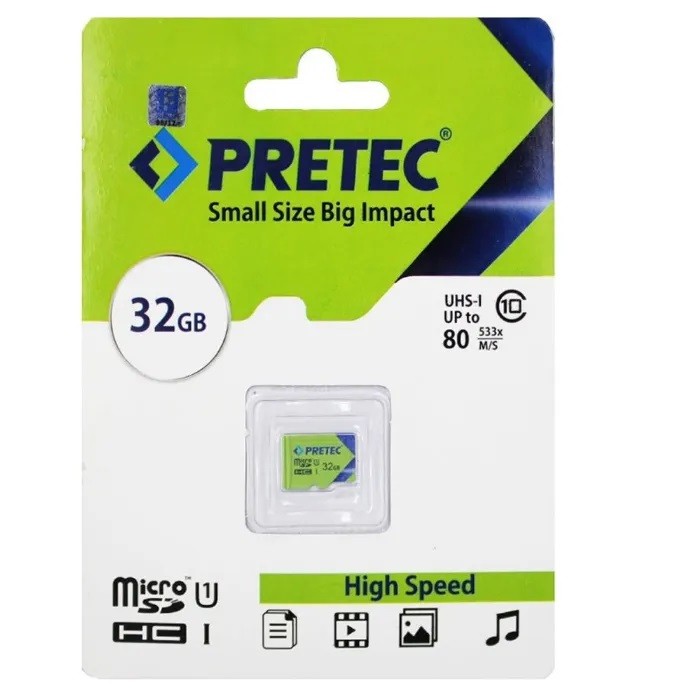 کارت حافظه  پرتک مدل  PRETEC MICRO XCI A1 با ظرفیت 32 گیگابایت