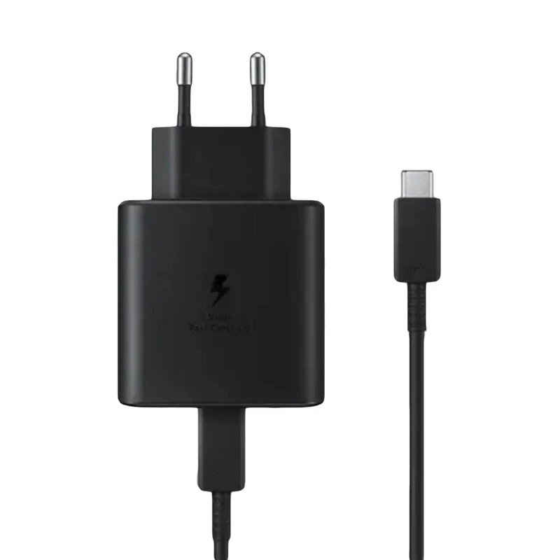 شارژر دیواری 45 وات سامسونگ مدل Samsung EP-TA845 به همراه کابل تبدیل USB-C
