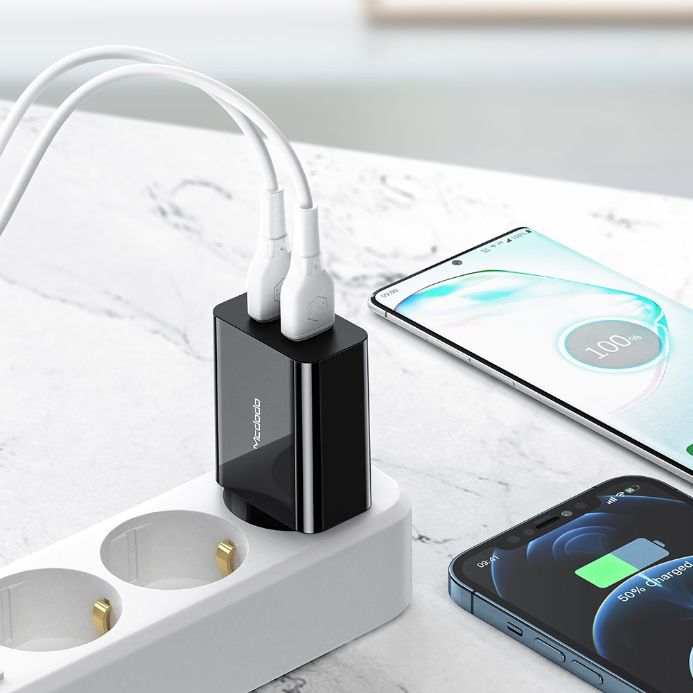 شارژر دیواری دو پورت مک دودو CH-8910 18W