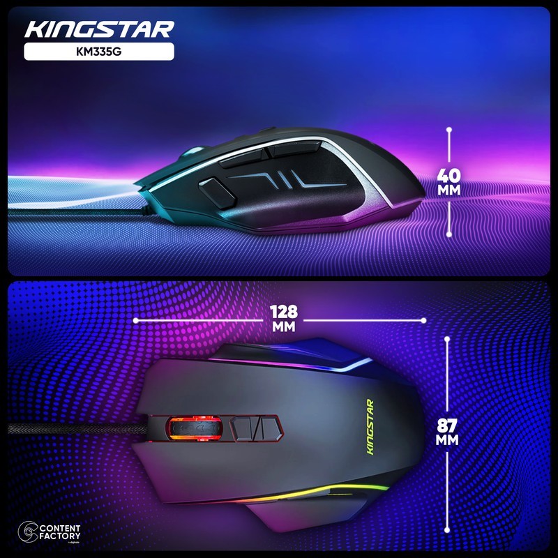 ماوس گیمینگ مخصوص بازی باسیم کینگ استار KM335G