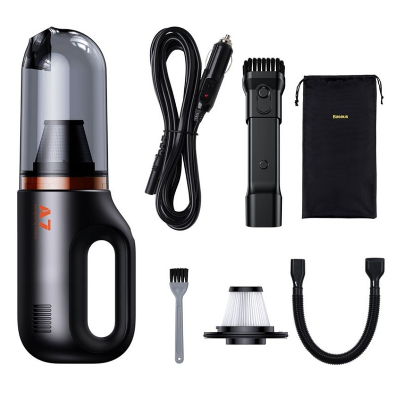 جارو شارژی خودرو باسئوس A7 cordless mini VCAQ020013 به همراه فیلتر