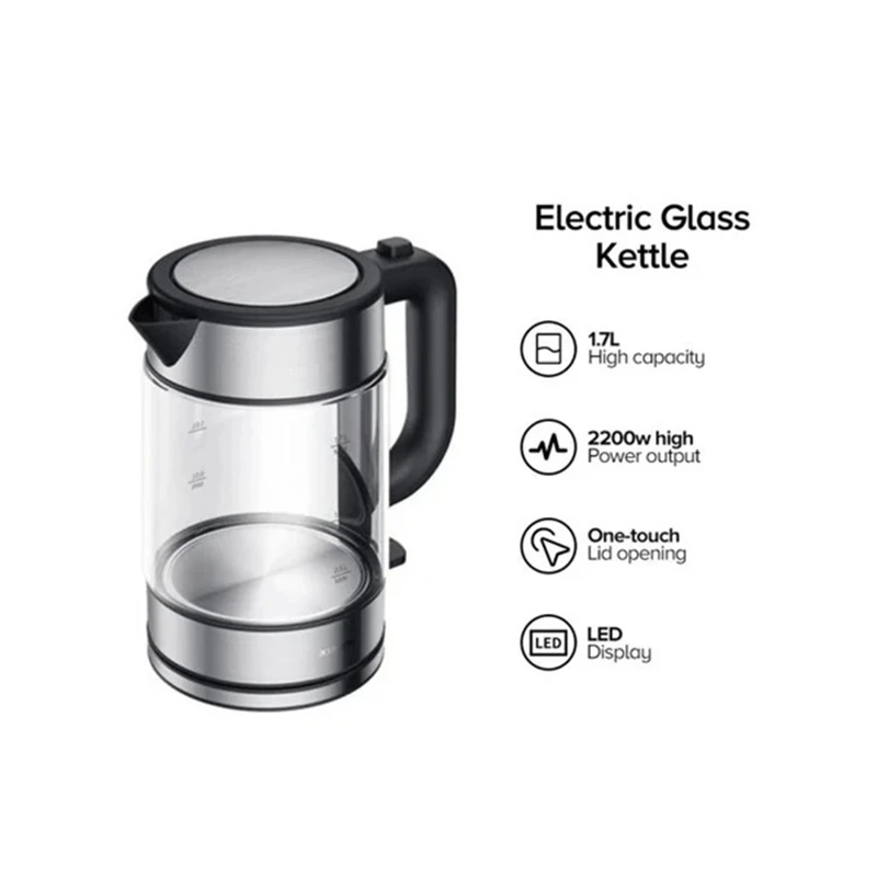 کتری برقی شیائومی مدل Electric Glass Kettle