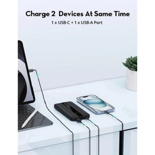 پاوربانک راوپاور  مدل Ravpower RP-PB1236 ظرفیت 10000 میلی‌آمپر ساعت و توان 20 وات