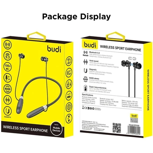 هندزفری گردنی بودی مدل Budi EP05B