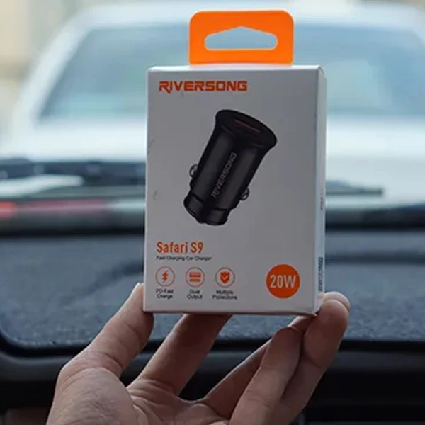 شارژر فندکی 20 وات ریورسانگ مدل Safari S9 CC22