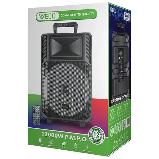 اسپیکر بلوتوثی قابل حمل ویکو 20 وات مدل Weco 100