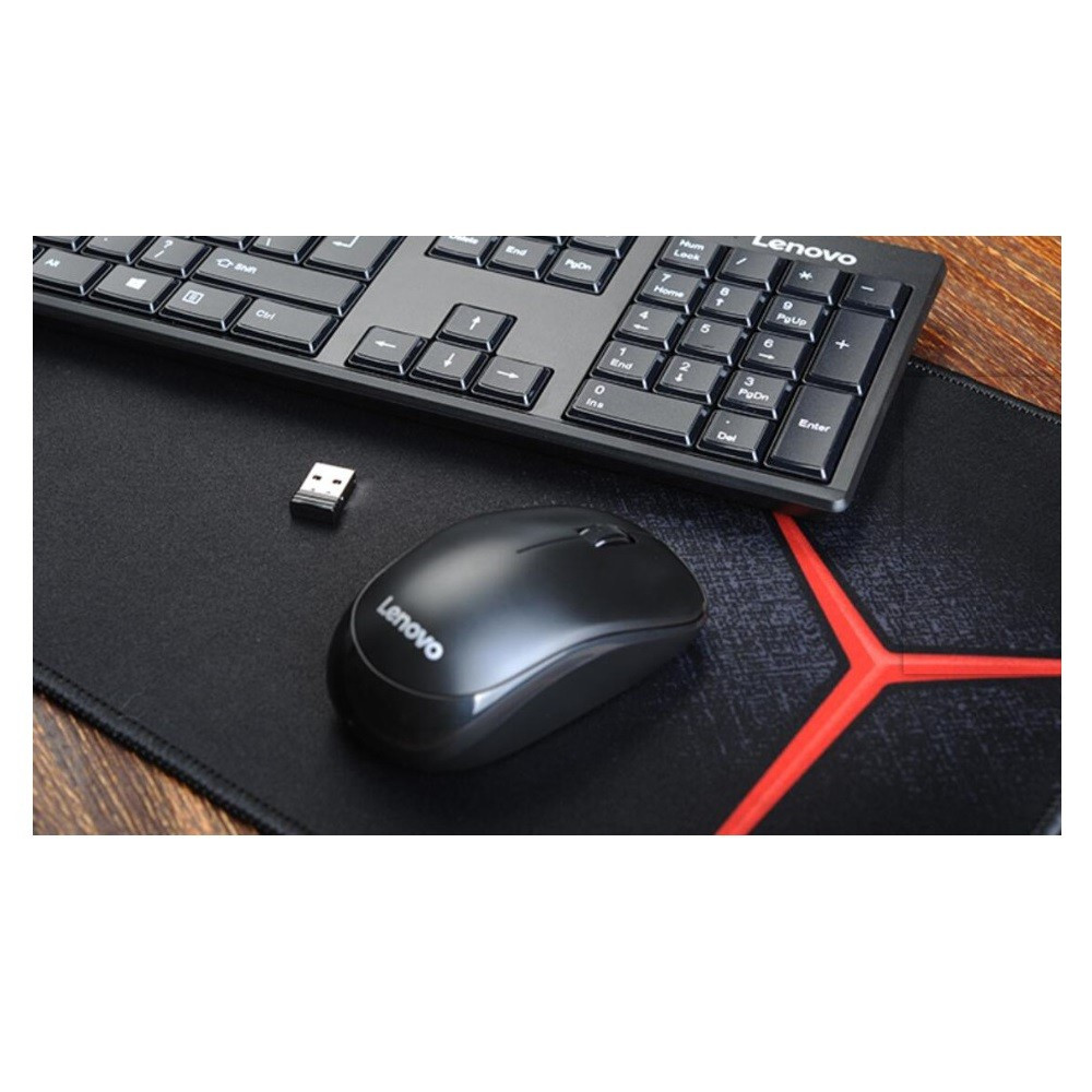 ماوس و کیبورد بی سیم لنوو 100
